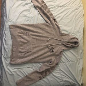 “Snake Bite” grey woman’s hoodie